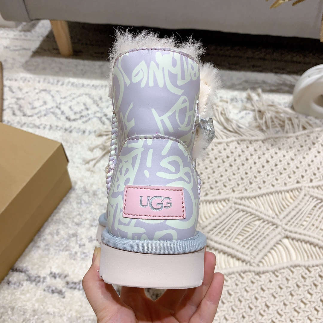 UGG独家新款亲子系列儿童-10粉粉
