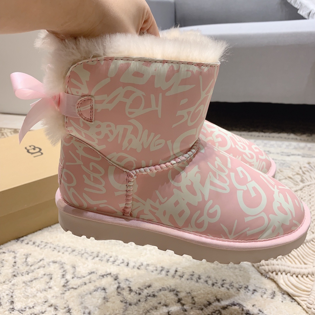 UGG独家新款亲子系列儿童-10粉粉