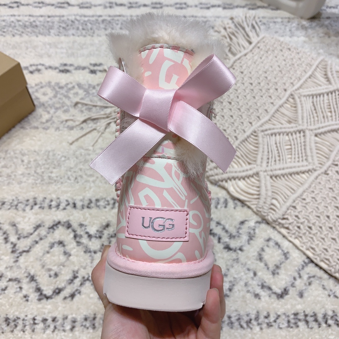 UGG独家新款亲子系列儿童-10粉粉