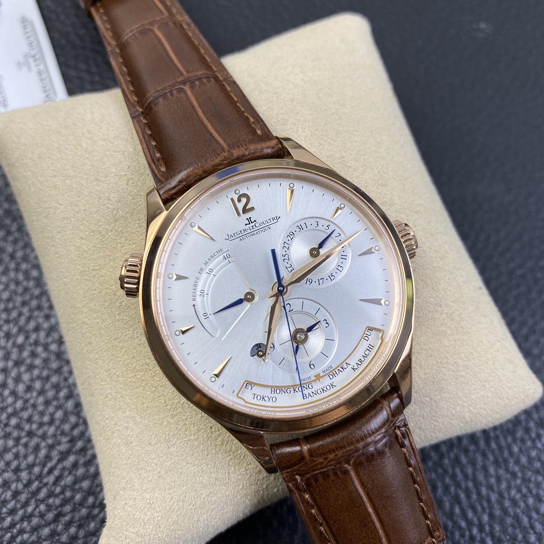 [JAEGER - LECOULTRE Watches]ZF Jaeger-LeCoultre Rose Gold Geographic Master