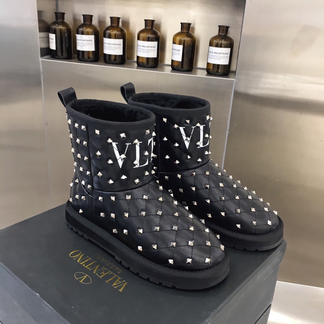 Valentino冬季雪地靴预定对版