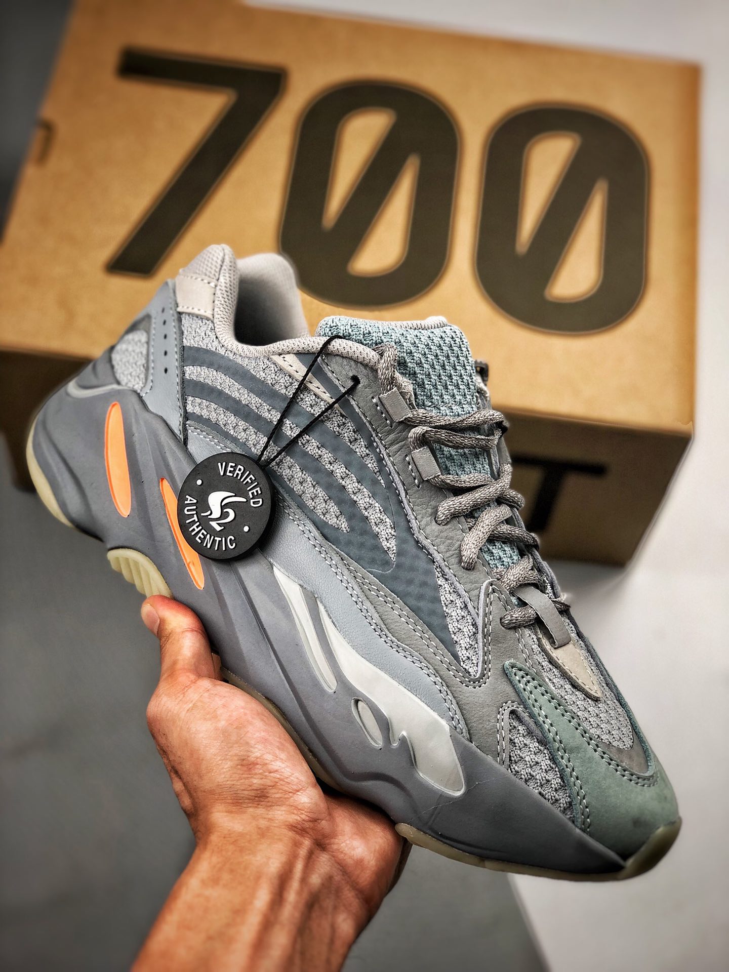 Se admite pago contra reembolso. Yeezy 700 v2 "Inertia" S2 original puro, primicia de fotos reales en toda la red ‼ Núm…
