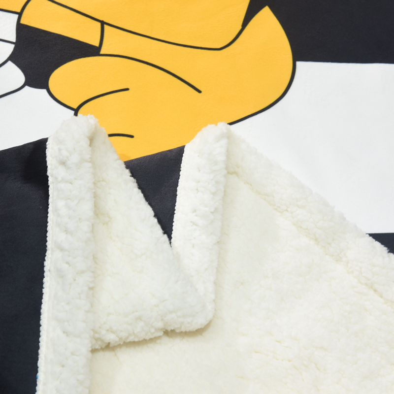 SUP-Style Double-Sided Sherpa Fleece Throw Blanket - Comprehensive 7