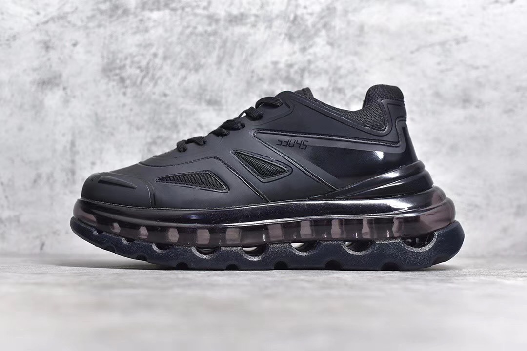 , ventajas del canal, ¡apoya la apertura de tiendas! [Versión K: 53045] Zapatos negros con cojín de aire 53045- - Lanza…