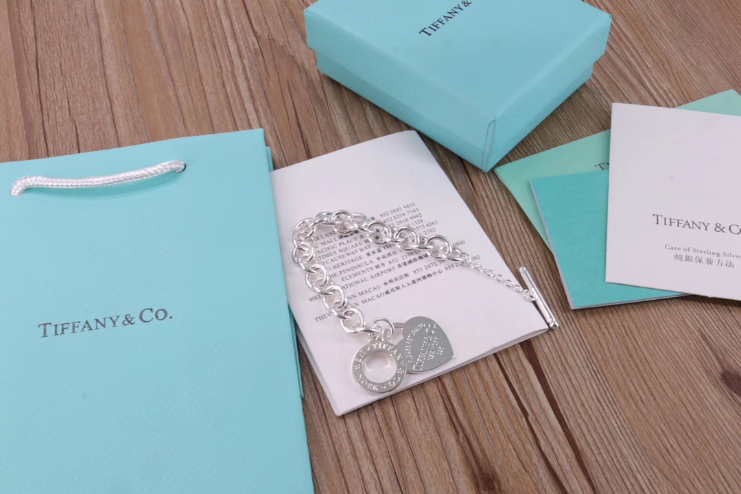 Tiffany & Co. 市面最高版‼ 蒂芙尼 针扣粗款手链