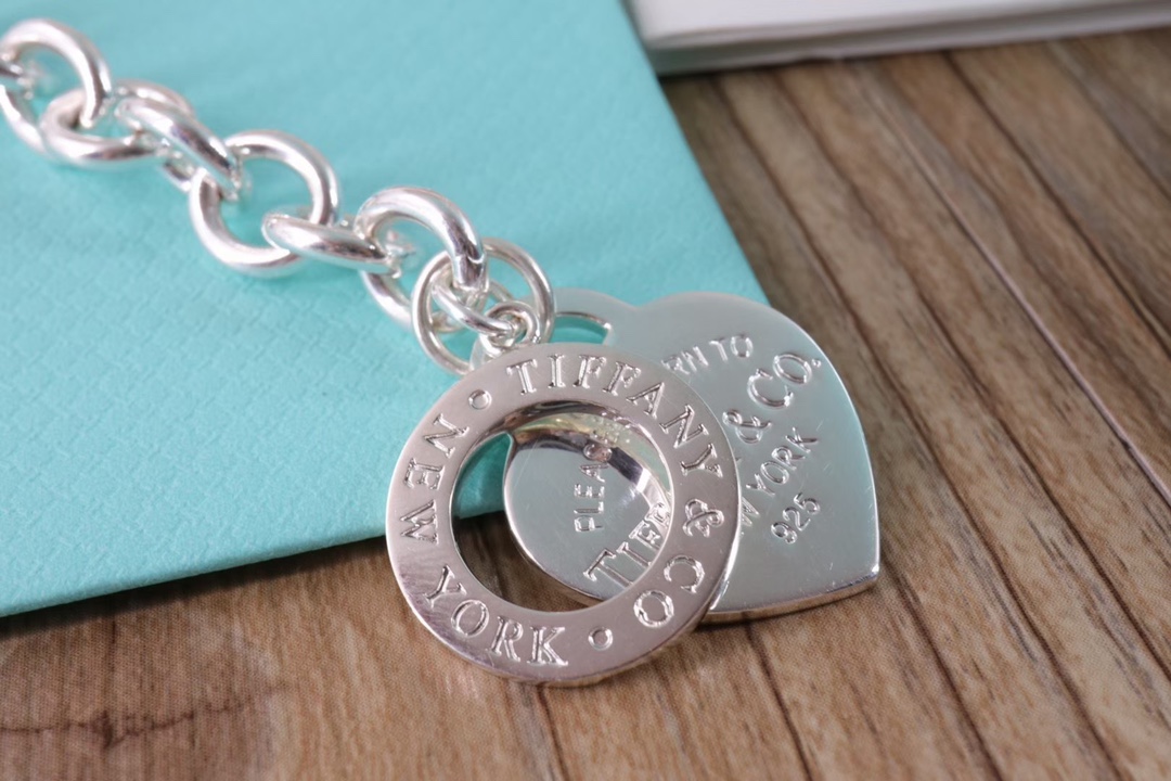 Tiffany & Co. 市面最高版‼ 蒂芙尼 针扣粗款手链