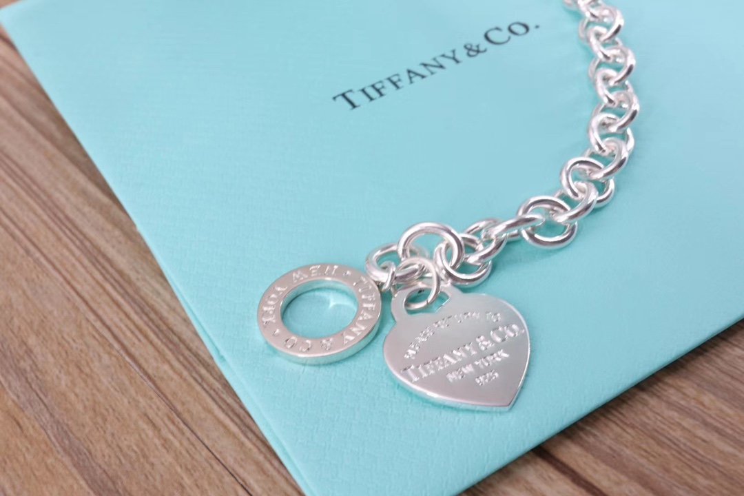 Tiffany & Co. 市面最高版‼ 蒂芙尼 针扣粗款手链