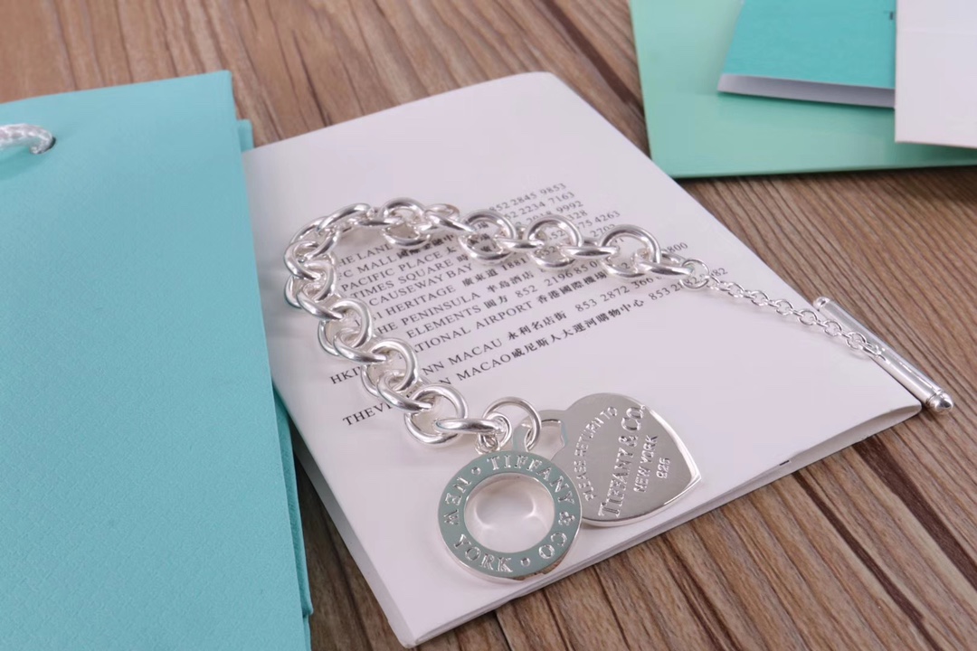 Tiffany & Co. 市面最高版‼ 蒂芙尼 针扣粗款手链