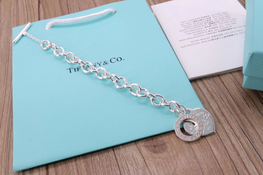 Tiffany & Co. 市面最高版‼ 蒂芙尼 针扣粗款手链