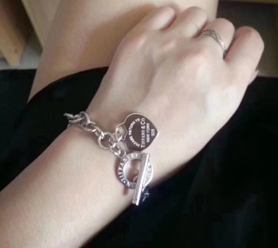 Tiffany & Co. 市面最高版‼ 蒂芙尼 针扣粗款手链