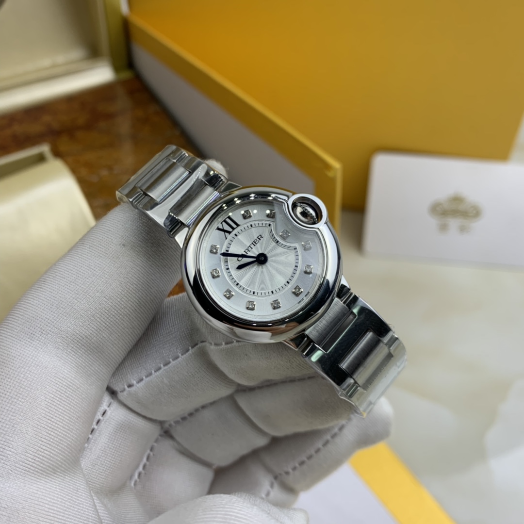 Cartier 皇家 卡地亚蓝气球系列28尺寸女款腕表