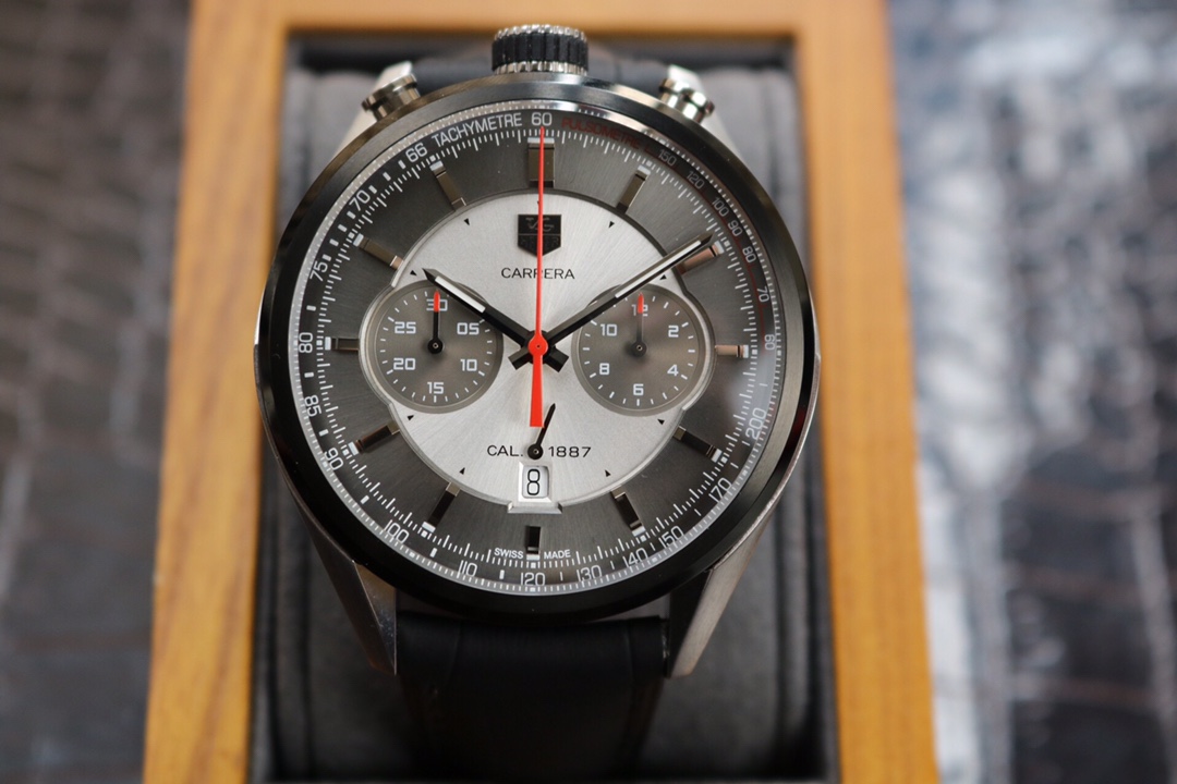 태그호이어 까레라 41mm 골드 오토매틱 남성 시계 레플리카 45491