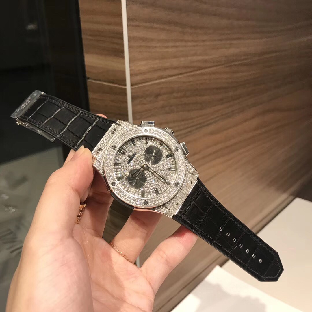 Luxury Hublot Wubhublot Watch: Handmade Astrostars, Graphite Core, 42mm, 1.2mm Thin.