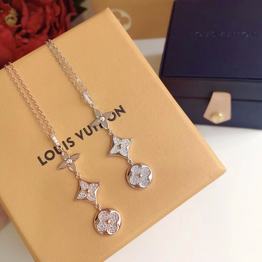 Louis Vuitton Jewelry Necklaces & Pendants Platinum Rose Gold 925 Silver