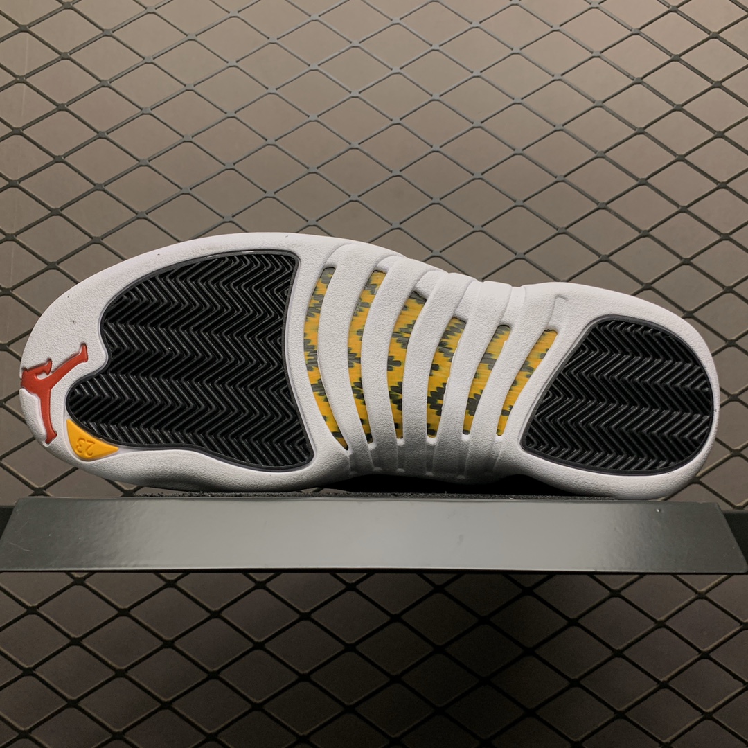 290   纯原版本 Air Jordan 12 Reverse Taxi AJ12乔12 黑金扣 反转 130690-017