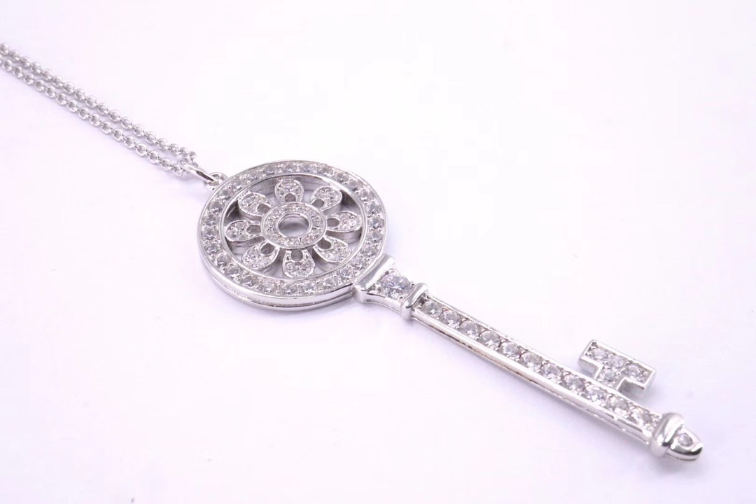 Tiffany & Co. Tiffany&Co. key 大号太阳花钥匙项链