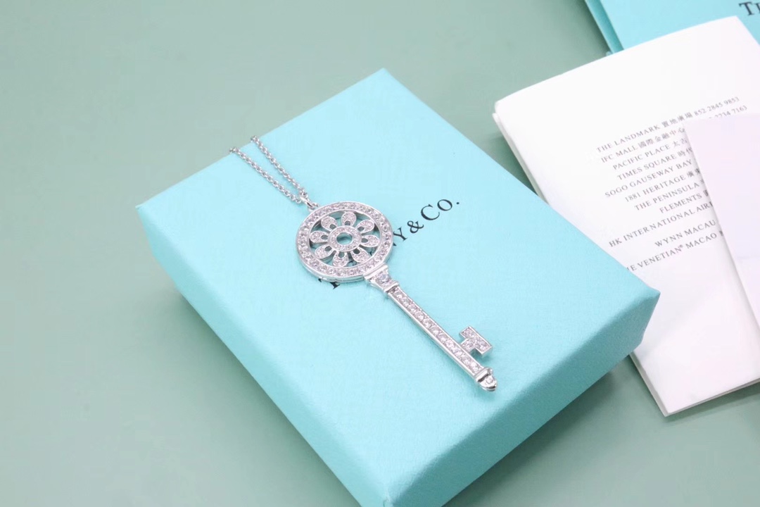 Tiffany & Co. Tiffany&Co. key 大号太阳花钥匙项链
