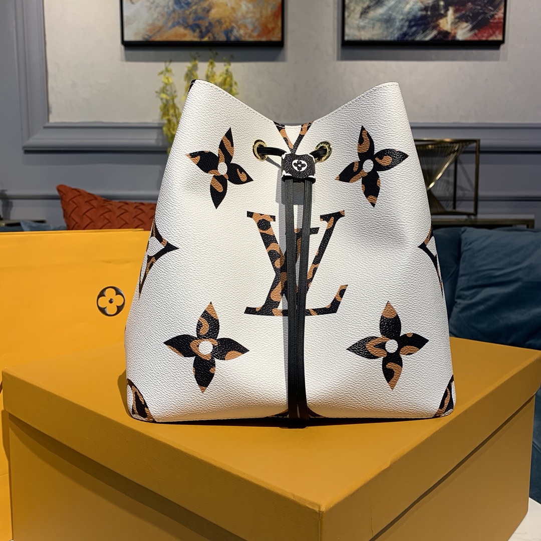 Louis Vuitton LV NeoNoe Handbags Bucket Bags 2023 Perfect Replica Designer
 White M44679