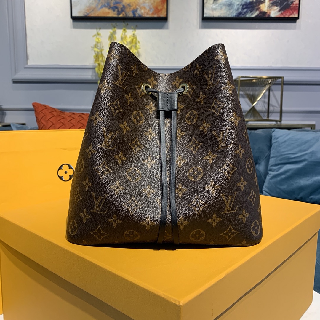 Where Can You Buy replica
 Louis Vuitton LV NeoNoe Bucket Bags Monogram Canvas Calfskin Cowhide Spring Collection M40214