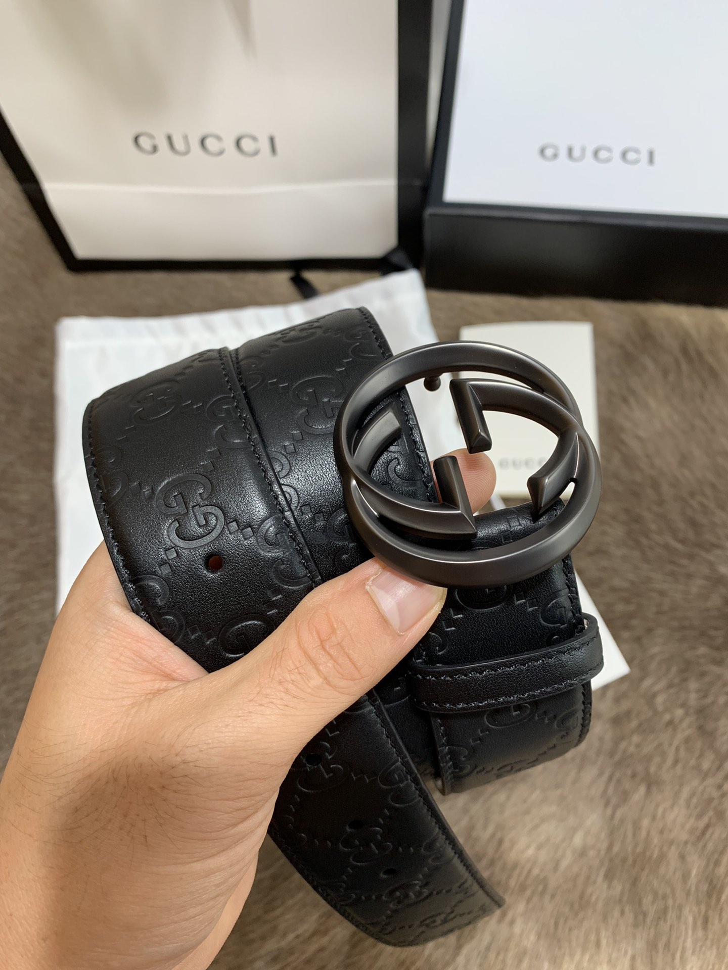 配全套包装礼盒Gucci4.0进口小