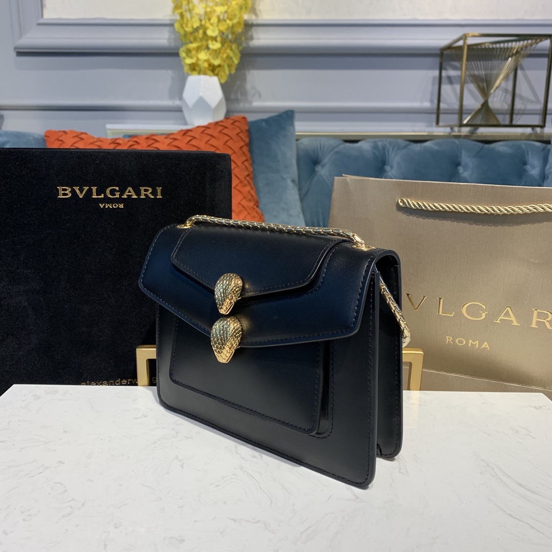 Alexander Wang X BVLGARI 合作限量款双层翻盖斜挎包288740