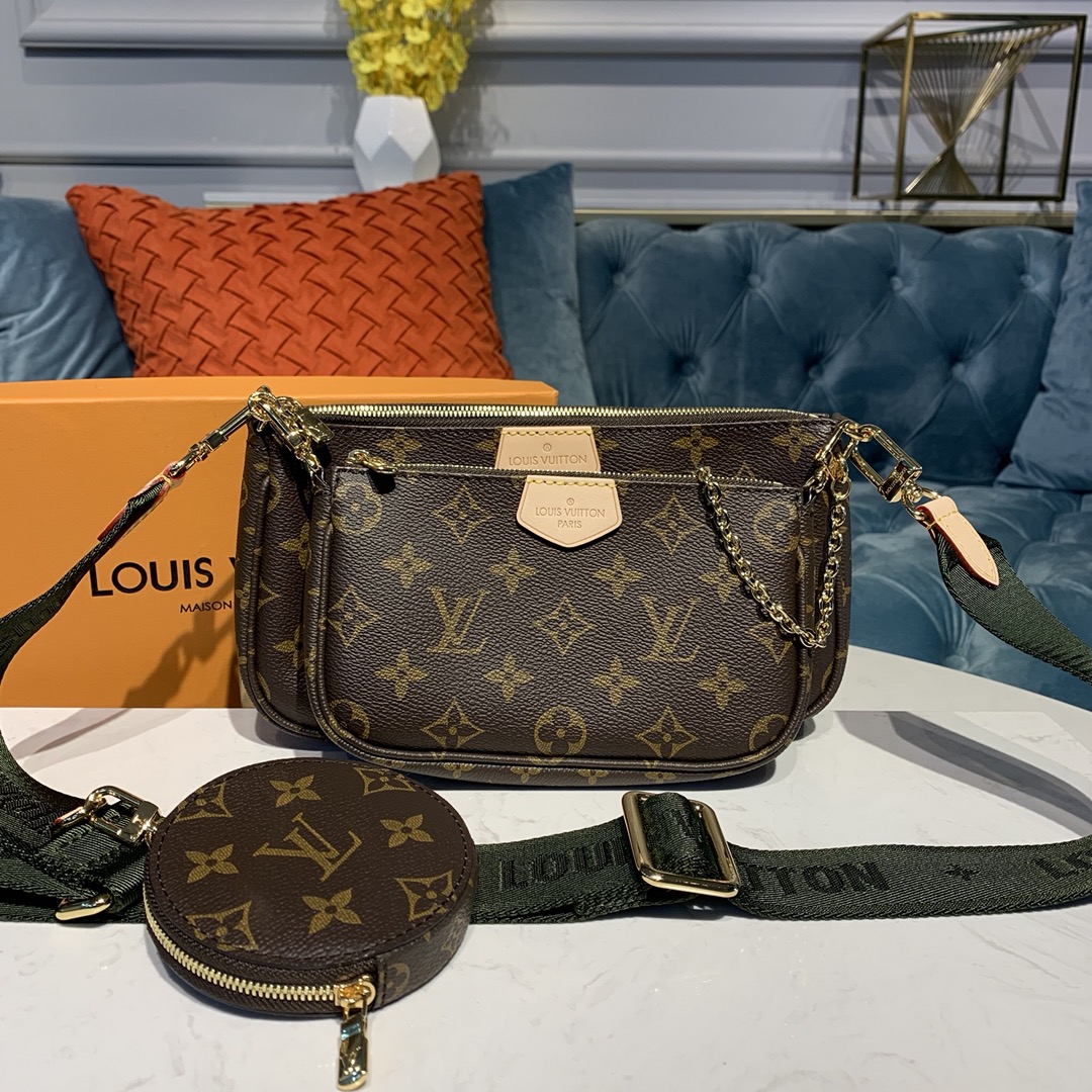 Louis Vuitton LV Favorite Handbags Crossbody & Shoulder Bags Green Light Monogram Canvas M44813