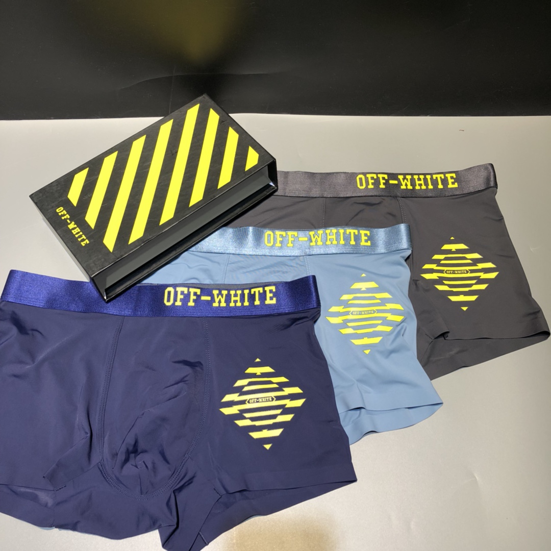  OFF-WHITE 经典系列 轻薄透设计，采用进口轻薄冰丝 轻薄透气丝滑 无痕裁剪 穿着无束缚感 触感