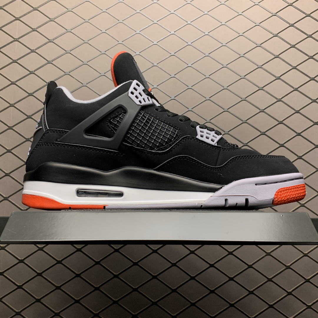 190  纯原B版本 Air Jordan 4 Retro ” Bred” AJ4乔4 复刻黑红文化篮球鞋 308497-060