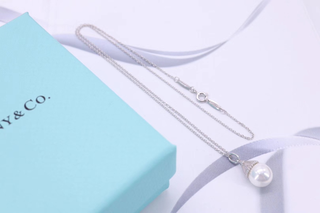 Tiffany & Co. 925纯银、蒂芙尼Tiffany&Co.珍珠项链