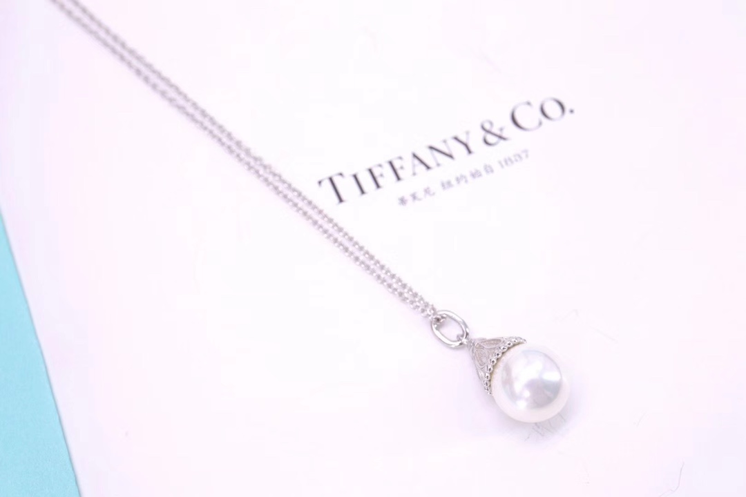 Tiffany & Co. 925纯银、蒂芙尼Tiffany&Co.珍珠项链