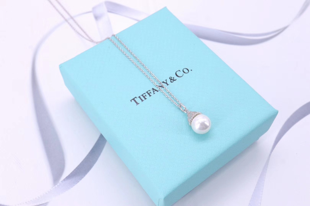Tiffany & Co. 925纯银、蒂芙尼Tiffany&Co.珍珠项链