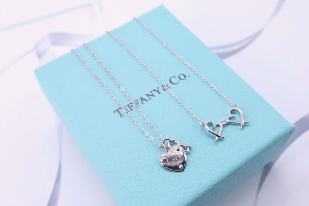 Tiffany & Co. 925纯银、Tiffany&Co. 小清新系列锁骨项链