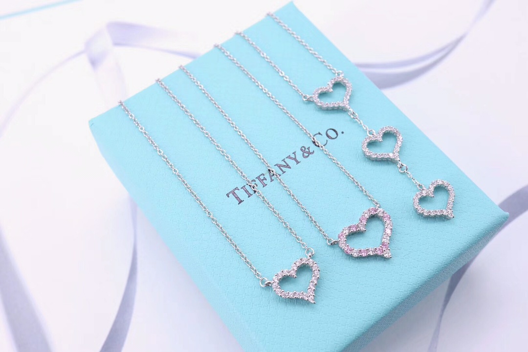 Tiffany & Co. 925纯银、Tiffany&Co. 小清新系列锁骨项链