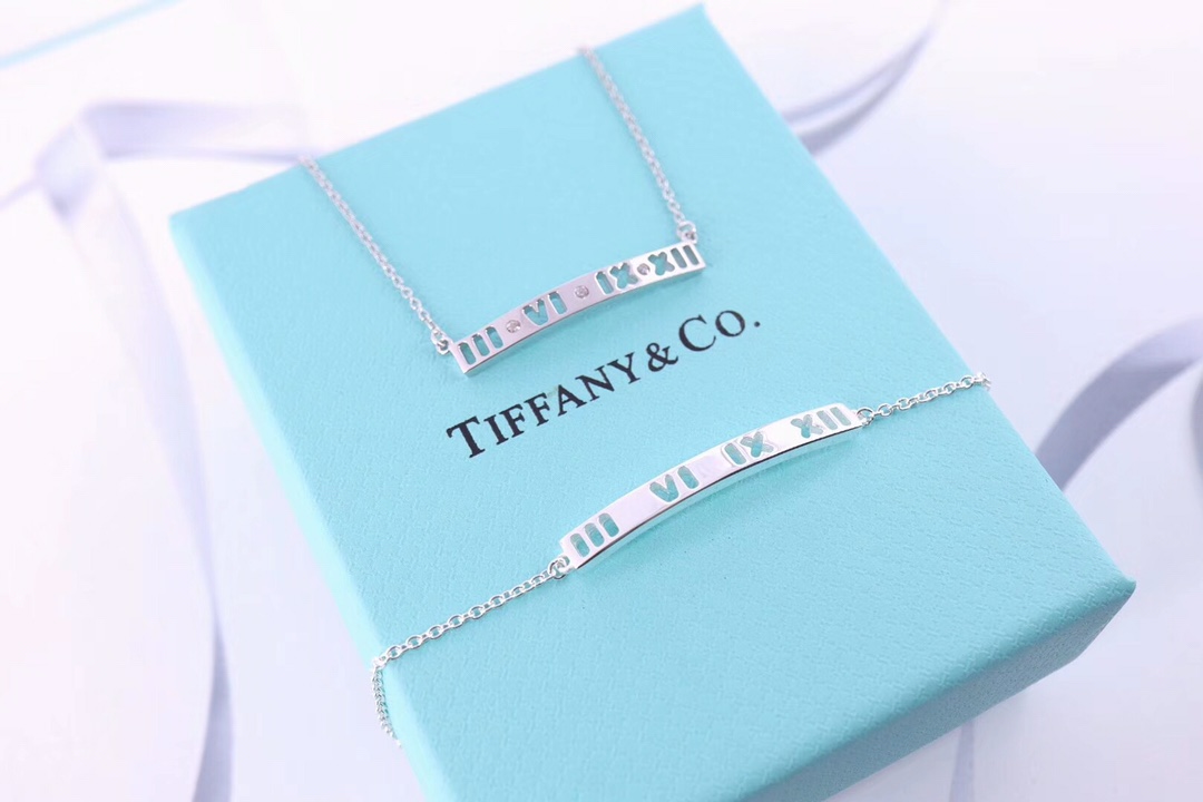 Tiffany & Co. 925纯银、Tiffany&Co. 小清新系列锁骨项链