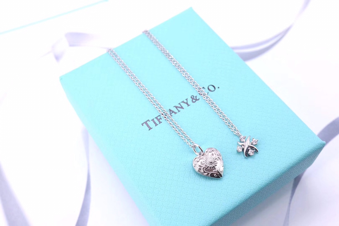 Tiffany & Co. 925纯银、Tiffany&Co. 小清新系列锁骨项链