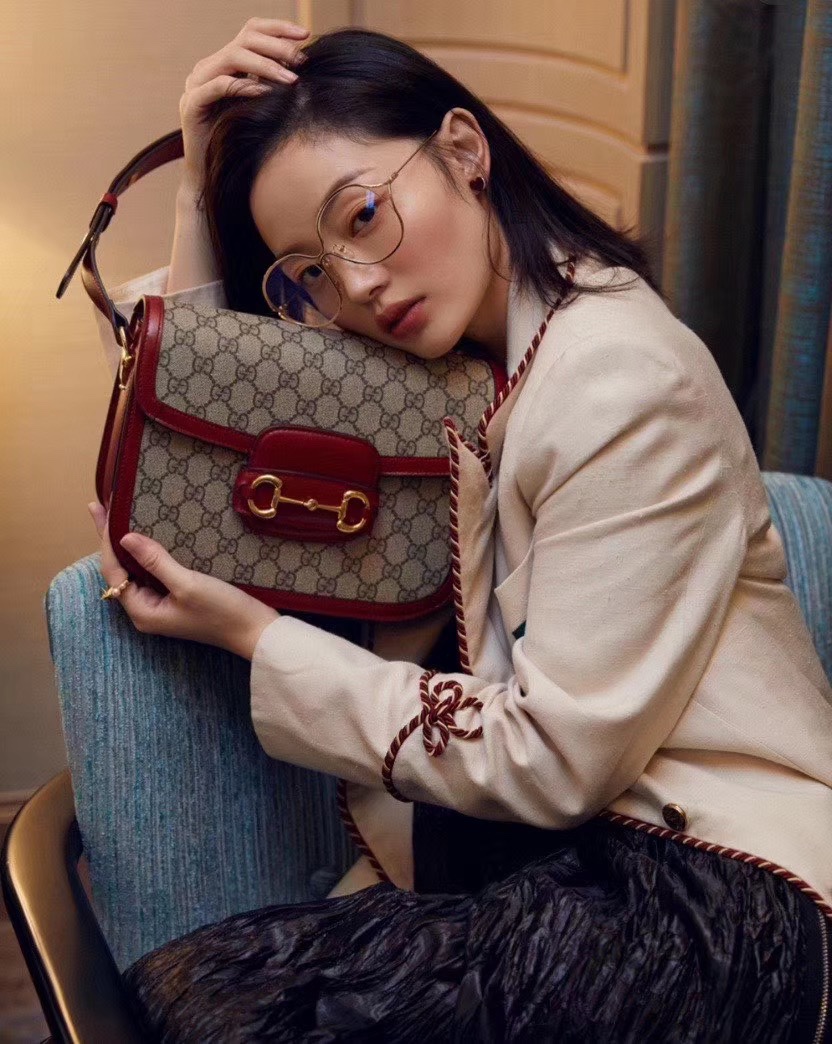 Gucci 602204 brown red advanced picture