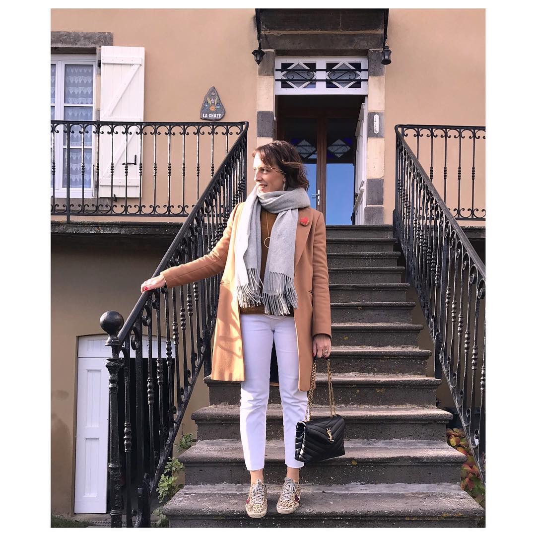 YSL LOULOU 23CM Y型绗缝链条包 494699黑色/金扣