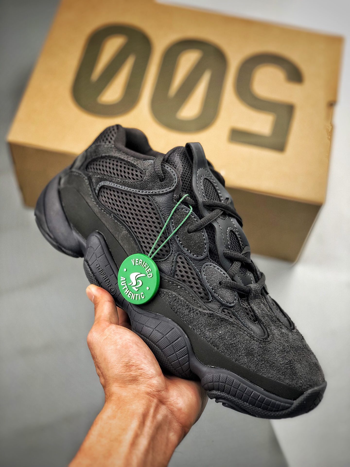 Soporte pago contra reembolso, versión pura original S2, nuevo lote enviado! Adidas Yeezy500 Utility Black co…