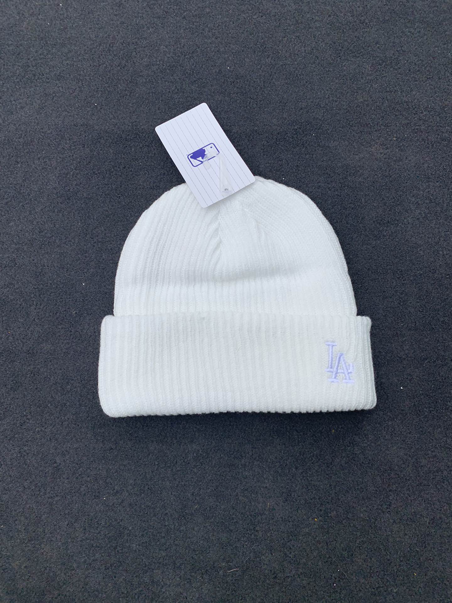 9020 mlb潮牌毛线帽la秋冬季保暖纯棉针织帽韩版包头帽雅痞款冷帽