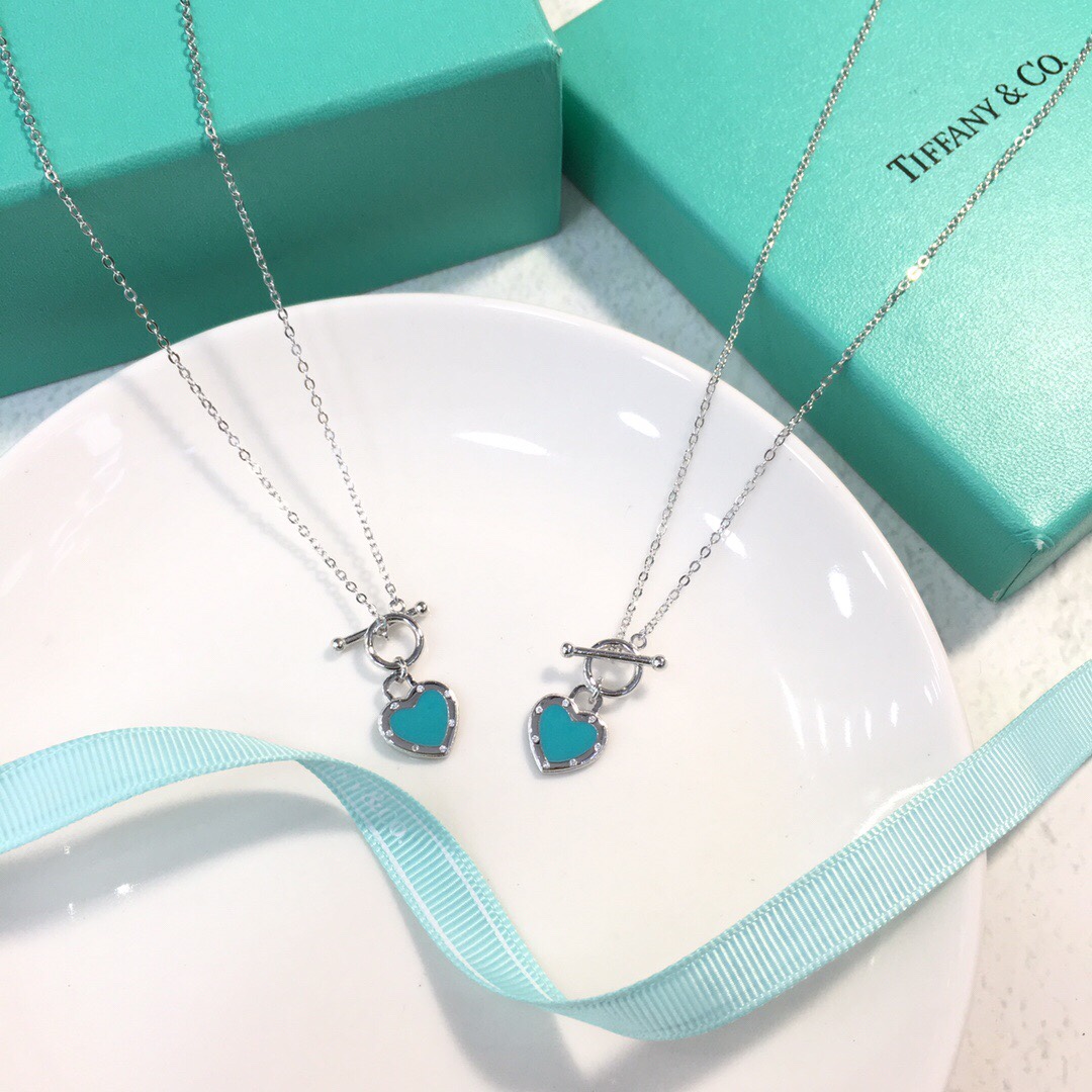 Tiffany&Co. Jewelry Necklaces & Pendants Blue 925 Silver Summer Collection