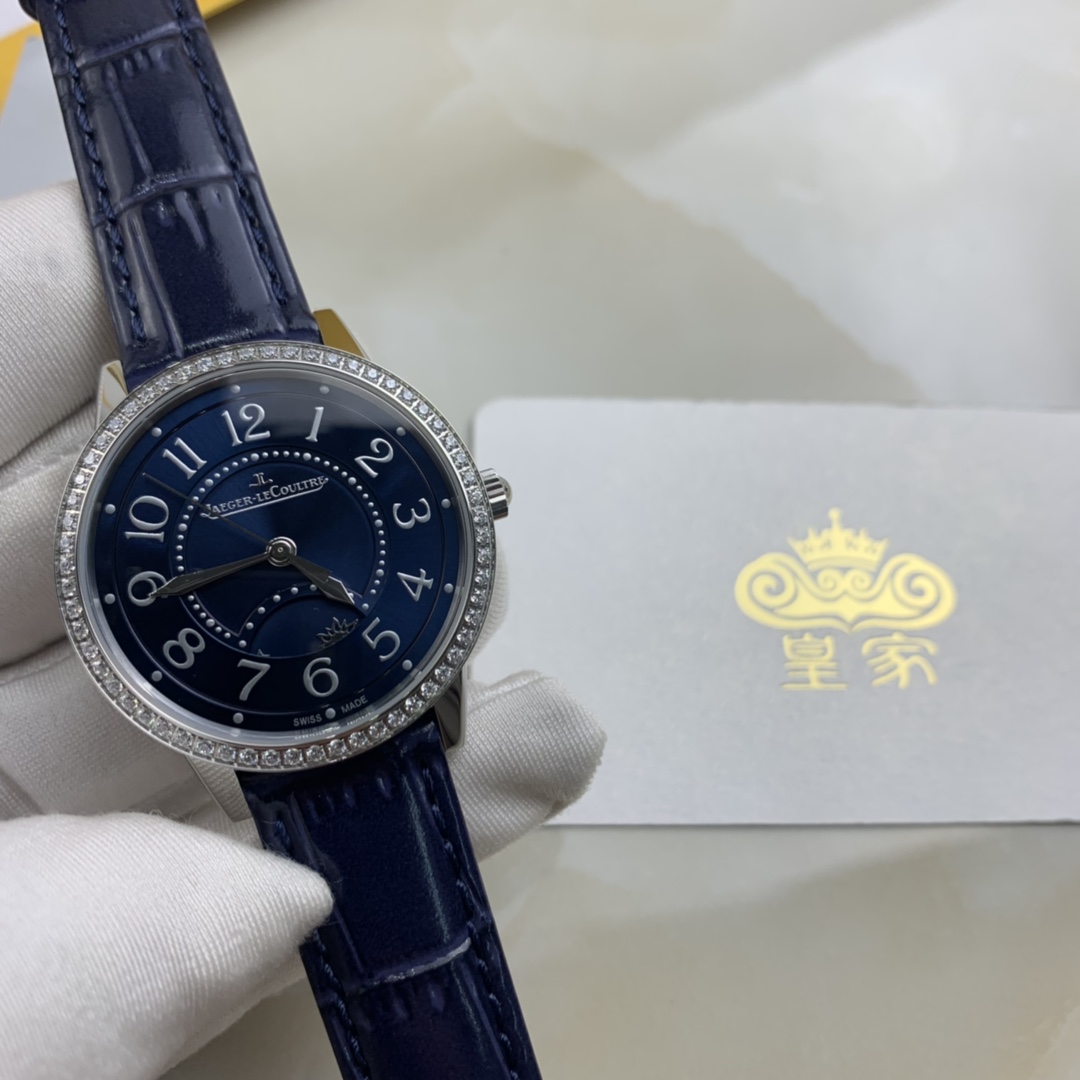 Cartier 皇家 积家约会系列女款蓝色表盘腕表
