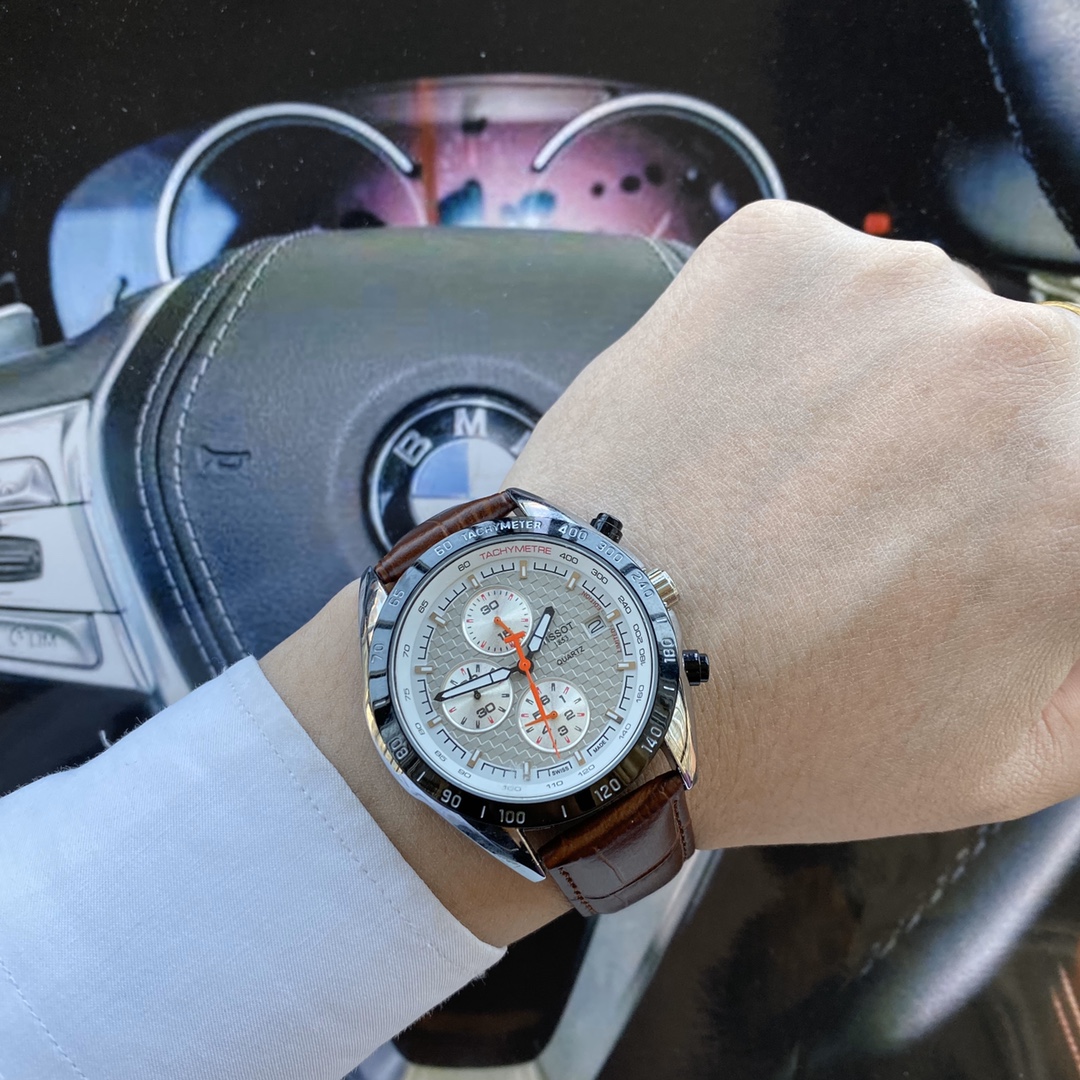 Skyshow Men’s Leisure Watch with Interchangeable Straps and Mineral Mirror – 42mm Size - 图片 6