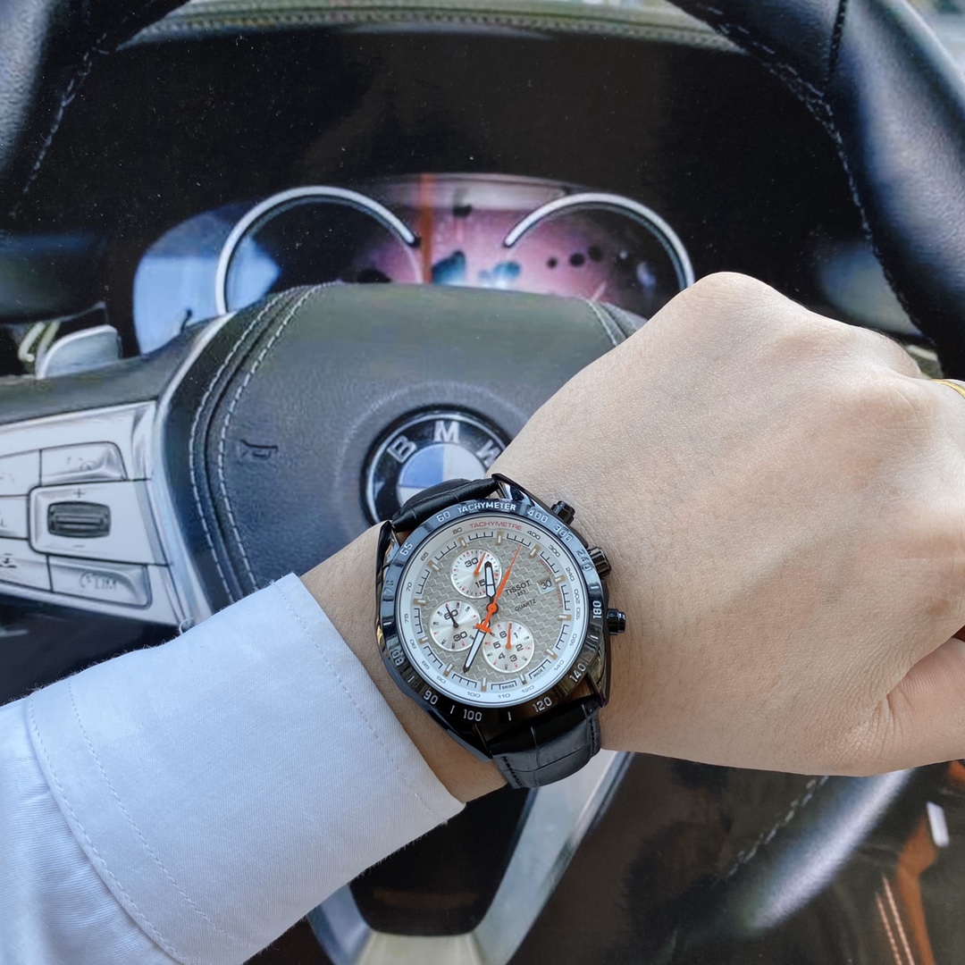 Skyshow Men’s Leisure Watch with Interchangeable Straps and Mineral Mirror – 42mm Size - 图片 5