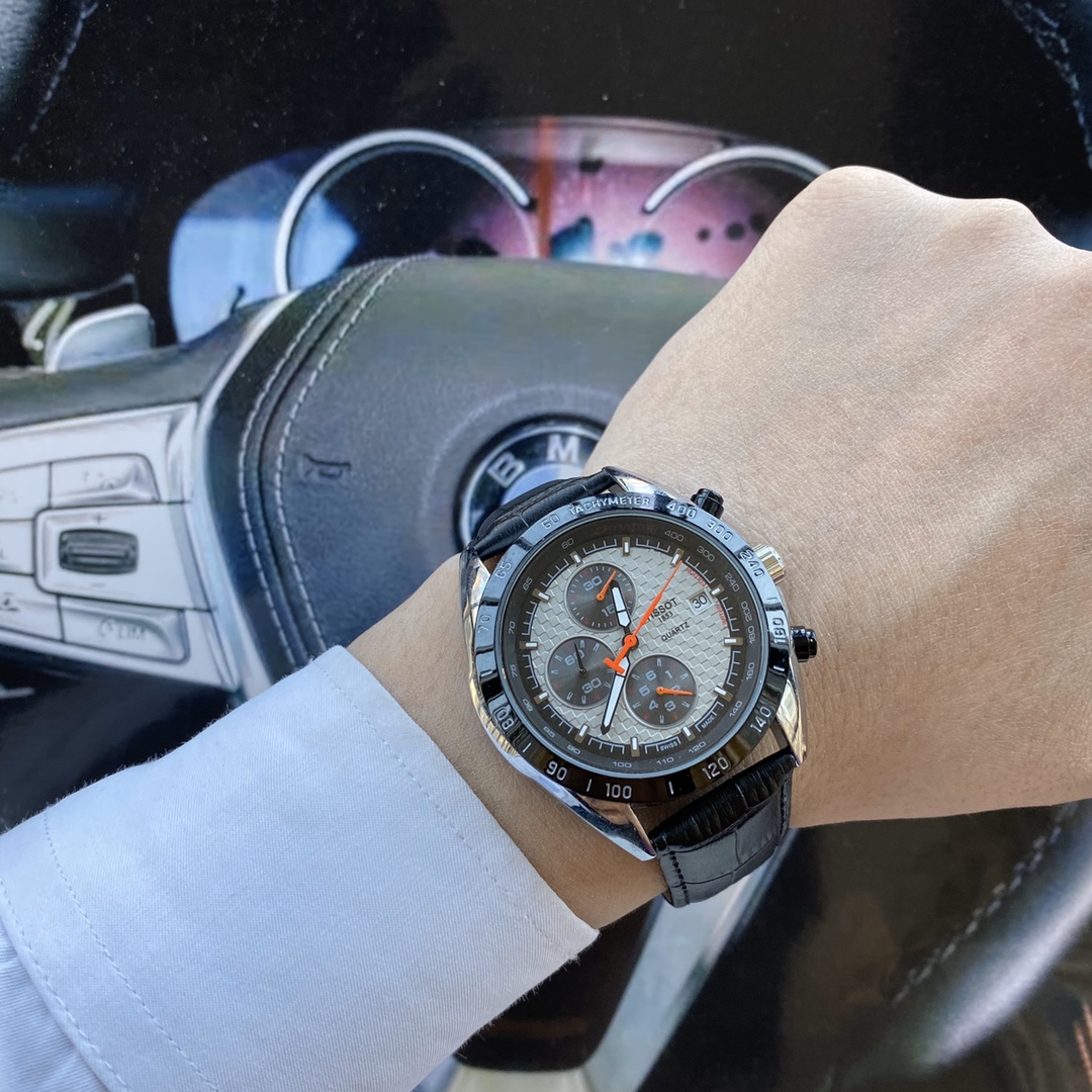 Skyshow Men’s Leisure Watch with Interchangeable Straps and Mineral Mirror – 42mm Size - 图片 8