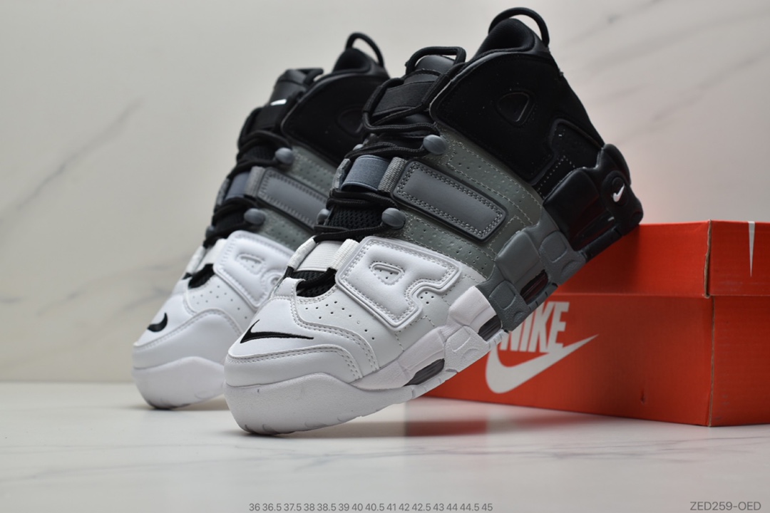 260 Nike Air More Uptempo OG 皮蓬系列“大AIR” 黑灰渐变原盒原标921948-002