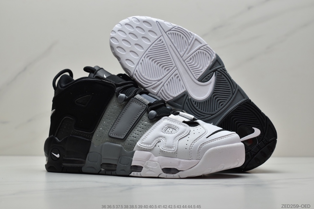 260 Nike Air More Uptempo OG 皮蓬系列“大AIR” 黑灰渐变原盒原标921948-002