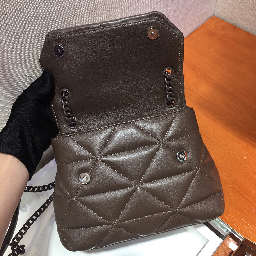 PRADA普拉达进口小羊皮肩背包1BD233