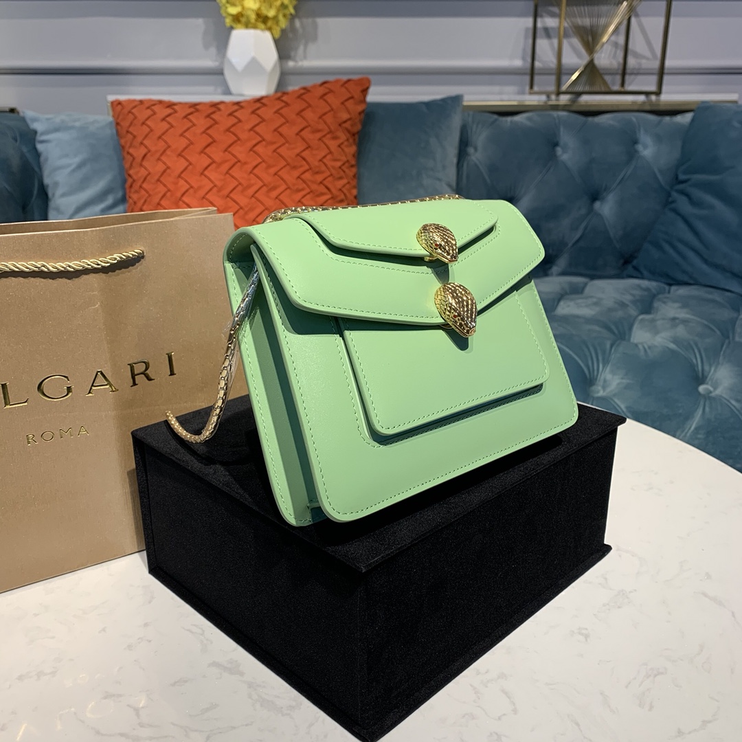 Alexander Wang X BVLGARI 合作限量款双层翻盖斜挎包288740