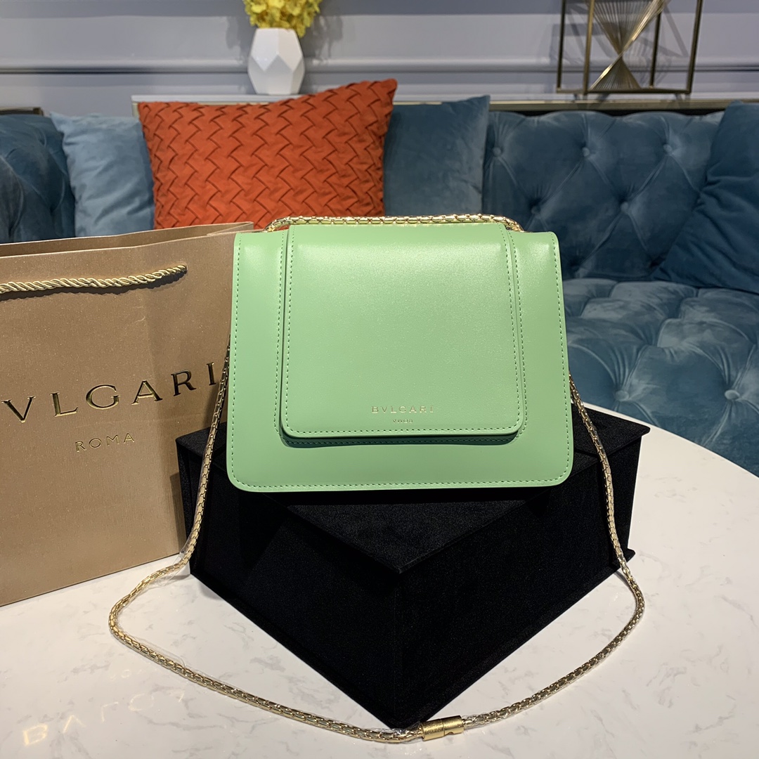 Alexander Wang X BVLGARI 合作限量款双层翻盖斜挎包288740