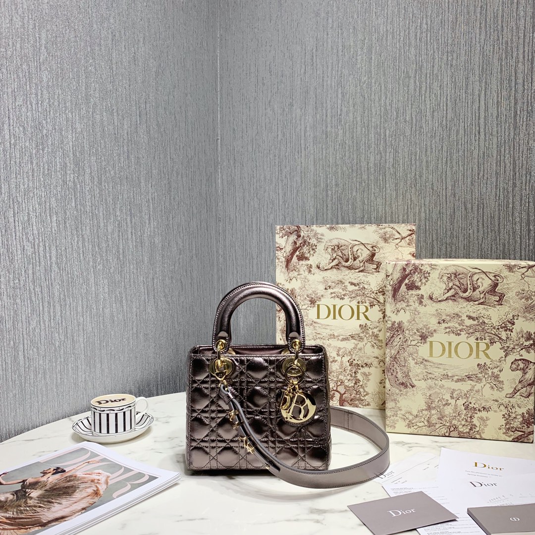 Dior Designer
 Bags Handbags Gold Sewing Sheepskin Lady